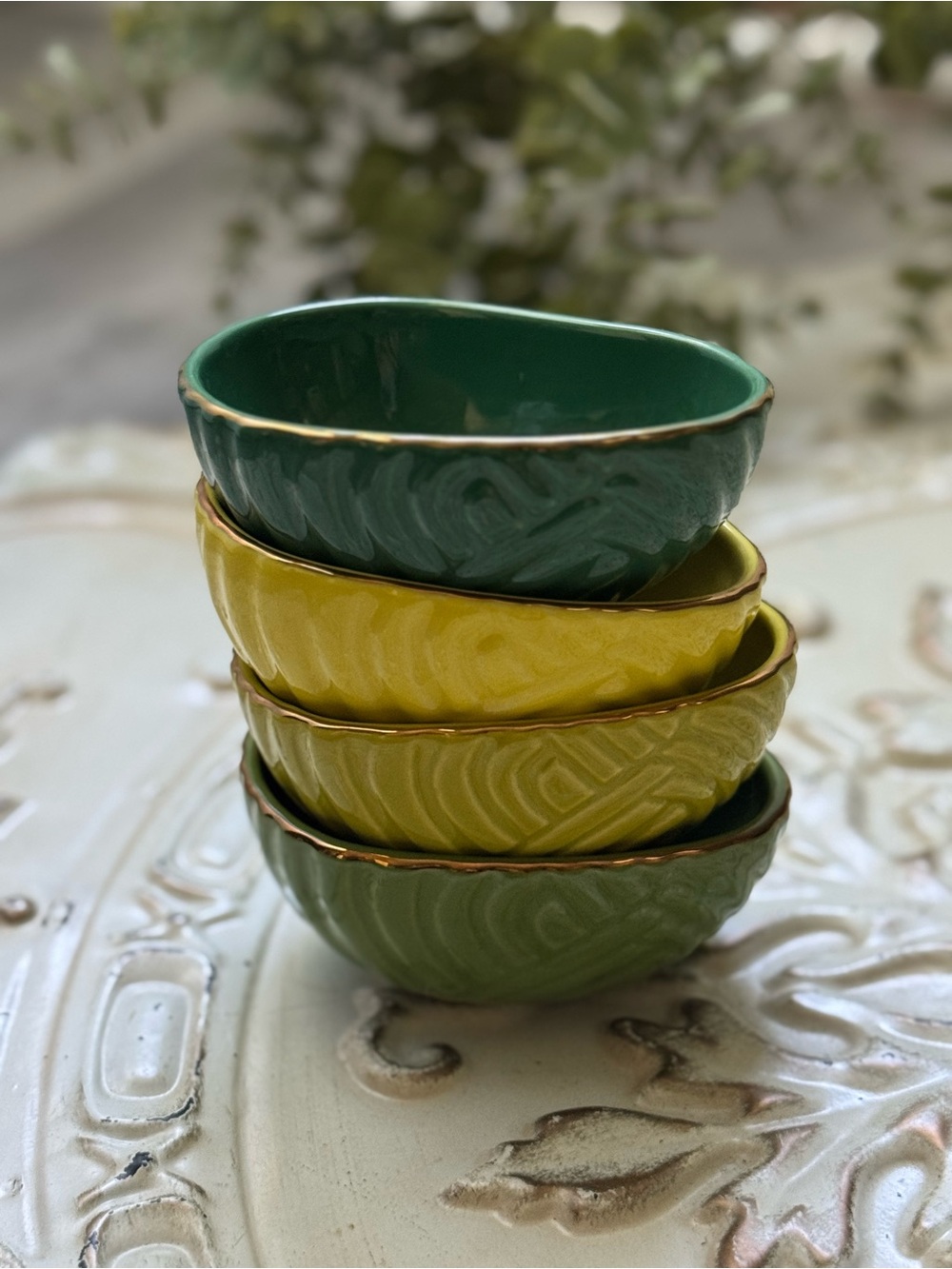 Tabitha Brown for Target Avocado Shaped Dipping Serving Bowls - Set of 4